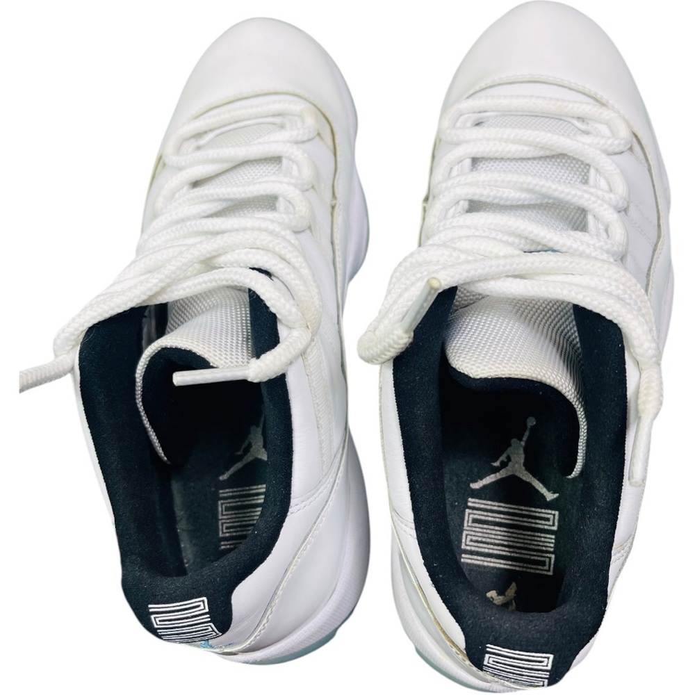 Nike Air Jordan 11 Retro White Blue Legends Sneakers - Picture 12 of 13